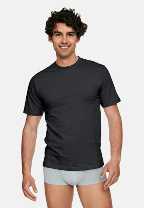 Koszulka męska T-SHIRT krótki rękaw T-Line 19407 99x czarny