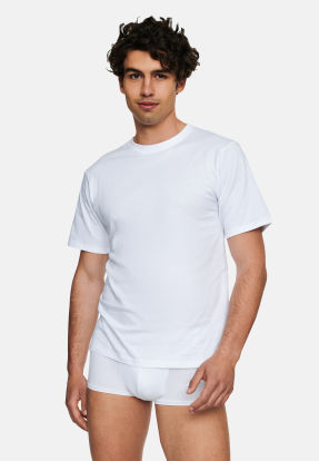Koszulka męska T-SHIRT krótki rękaw T-Line 19407 00x biały